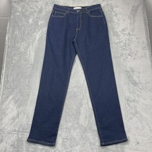 American Tall Jeans Mens 33/35 Ink Blue Harper High‎ Rise Straight Leg Outdoor